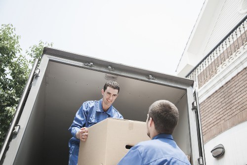 Professional team handling office furniture relocation near Finsbury Park
