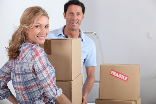 Moving van loaded for a smooth Finsbury Park removals service